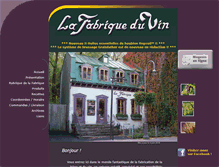Tablet Screenshot of fabriqueduvin.com